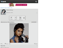 Tablet Screenshot of glossyselena.skyrock.com