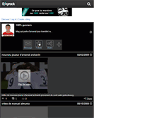 Tablet Screenshot of gunnersarsenal.skyrock.com