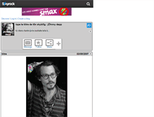 Tablet Screenshot of j0ohnny-depp.skyrock.com