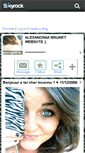 Mobile Screenshot of alexandraaxbrunet.skyrock.com