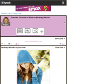 Tablet Screenshot of beverley-mitchell.skyrock.com