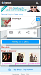 Mobile Screenshot of chr0onique.skyrock.com