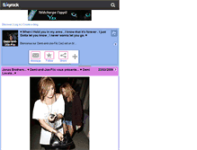 Tablet Screenshot of demi-and-joe-fiic.skyrock.com