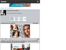 Tablet Screenshot of chante123.skyrock.com