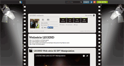 Desktop Screenshot of legend-webserie.skyrock.com