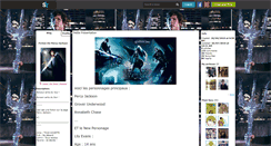 Desktop Screenshot of fiction-de-percy-jackson.skyrock.com