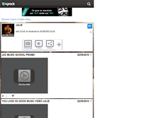 Tablet Screenshot of jacmusicjulie.skyrock.com