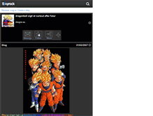 Tablet Screenshot of dragonballfutur.skyrock.com