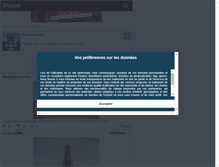 Tablet Screenshot of paris-ma-ville.skyrock.com