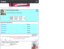Tablet Screenshot of demijustin-perfect.skyrock.com