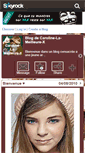 Mobile Screenshot of caroline-la-meilleure-x.skyrock.com