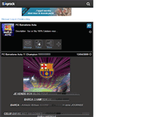 Tablet Screenshot of barca-actu.skyrock.com