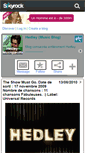 Mobile Screenshot of hedley-musiqueofficial.skyrock.com