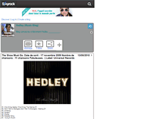 Tablet Screenshot of hedley-musiqueofficial.skyrock.com