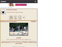 Tablet Screenshot of ecuriesdestilleuls.skyrock.com