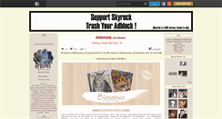 Desktop Screenshot of mon-chat-mimi.skyrock.com