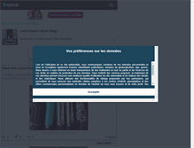 Tablet Screenshot of laura--pausini.skyrock.com