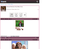 Tablet Screenshot of disney-miley.skyrock.com