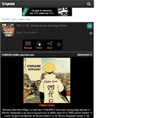Tablet Screenshot of chidori-sama.skyrock.com