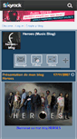 Mobile Screenshot of heroes--blog.skyrock.com