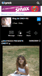 Mobile Screenshot of cindy-rx.skyrock.com