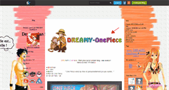 Desktop Screenshot of dreamy-onepiece.skyrock.com