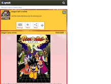 Tablet Screenshot of dragonball-z-online.skyrock.com