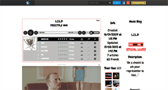 Desktop Screenshot of official-lildee.skyrock.com