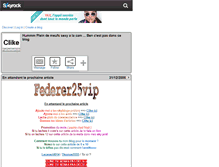 Tablet Screenshot of federer25vip.skyrock.com
