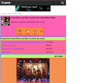 Tablet Screenshot of campr0ck-music.skyrock.com