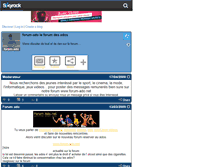 Tablet Screenshot of forum-ado.skyrock.com