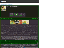 Tablet Screenshot of dour-festival.skyrock.com