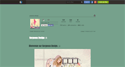 Desktop Screenshot of gorgeous-design.skyrock.com