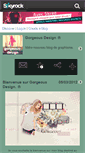 Mobile Screenshot of gorgeous-design.skyrock.com