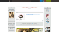 Desktop Screenshot of pattinson-robertthomas.skyrock.com
