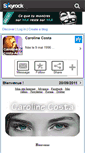 Mobile Screenshot of caroline-x-costa-actu.skyrock.com