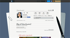 Desktop Screenshot of fictionquentin2.skyrock.com