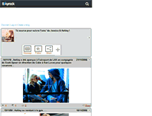 Tablet Screenshot of alba-tislade.skyrock.com