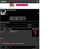 Tablet Screenshot of denya92.skyrock.com