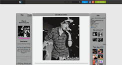 Desktop Screenshot of mafictionjustin.skyrock.com
