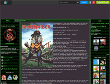 Tablet Screenshot of bestironmaiden.skyrock.com