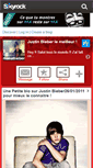 Mobile Screenshot of ilianabieber.skyrock.com