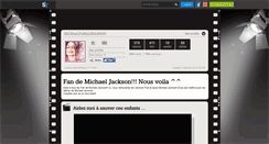 Desktop Screenshot of michaelfanjackson000.skyrock.com
