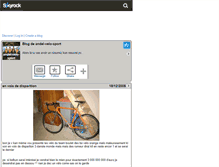 Tablet Screenshot of andel-velo-sport.skyrock.com