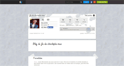 Desktop Screenshot of fic-de-christophe-mae.skyrock.com