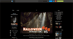 Desktop Screenshot of halloween666vs.skyrock.com