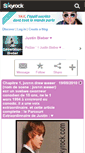 Mobile Screenshot of jb-generation-bieber.skyrock.com