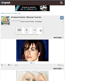 Tablet Screenshot of caroline-addict.skyrock.com