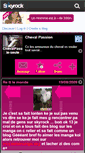 Mobile Screenshot of chevalpassion-le-seule.skyrock.com