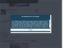 Tablet Screenshot of manon-mama19.skyrock.com